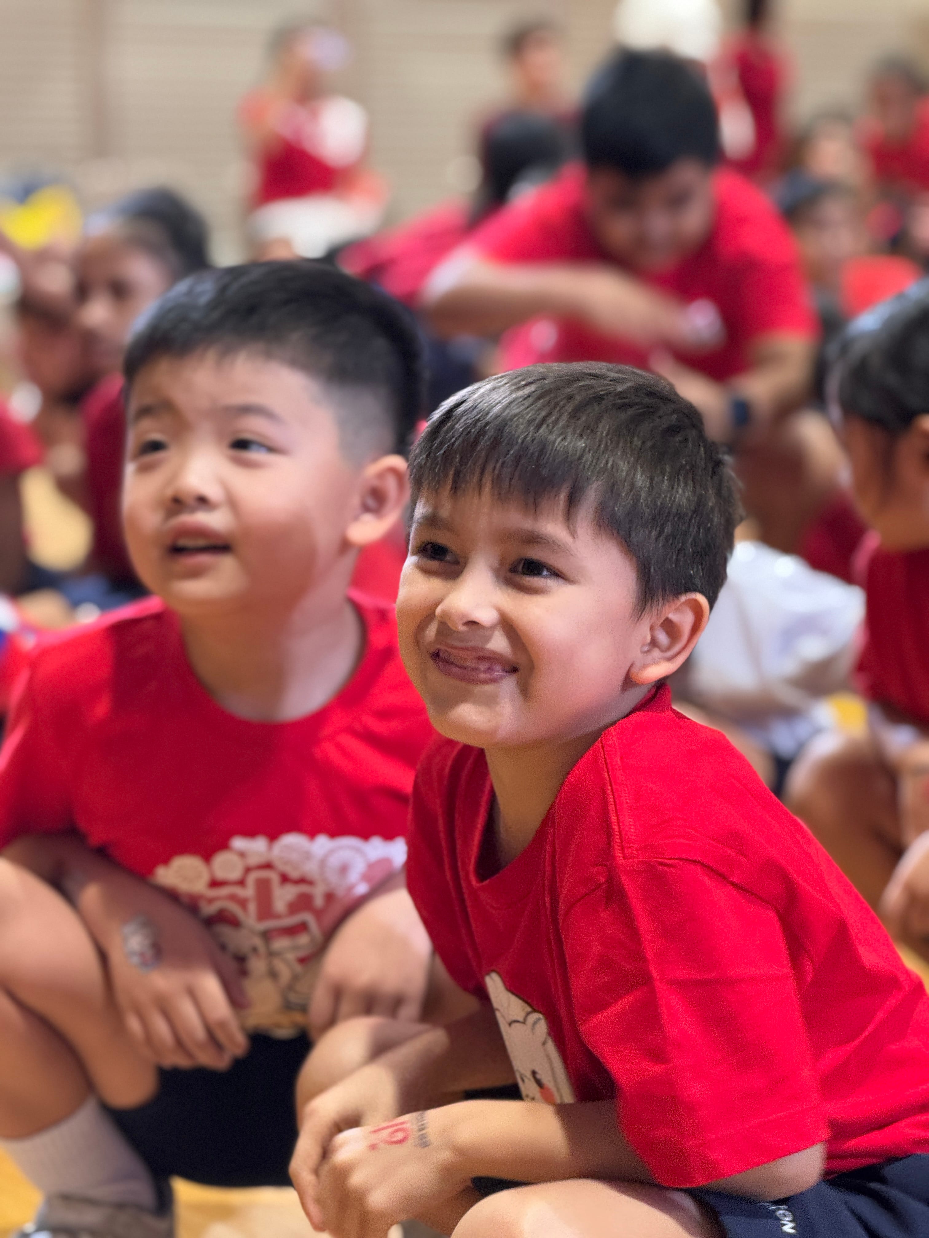 🎉 Pure Joy & Celebration: Smiles all around as our Beaconites immerse themselves in the spectacular National Day concert, soaking in the music, laughter, and school spirit! 🌟